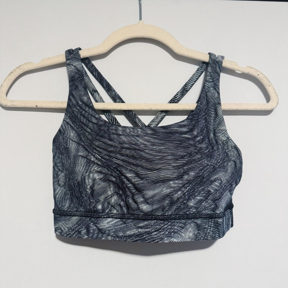 Lululemon - Printed Cross-back Energy Bra